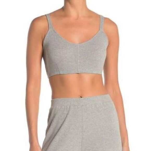 NWT Free People Oh Ribs Bralette in Gray - Picture 1 of 8